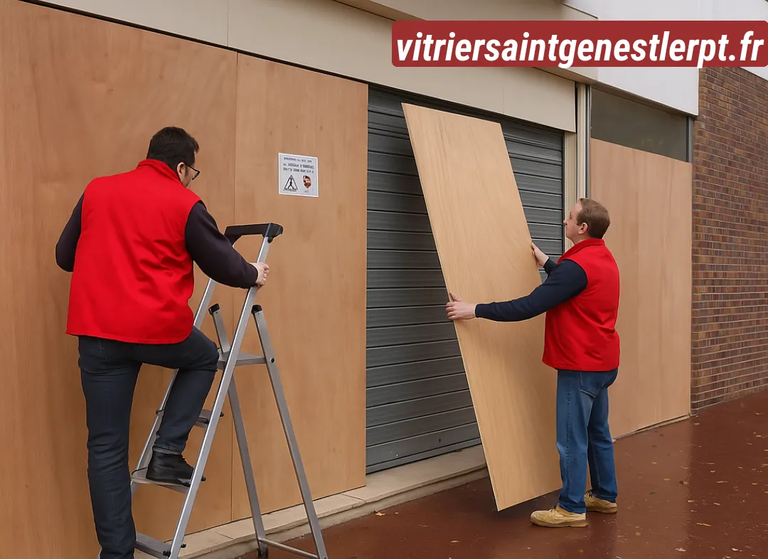 Mise en sécurité fermeture provisoire Saint-Genest-Lerpt
